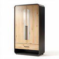 Armoire en bois de pin avec miroirs dimensions 180 x 90 x 45cm