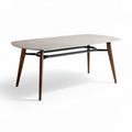 Table basse en marbre et métal dimensions 150 x 80 x 75cm design moderne